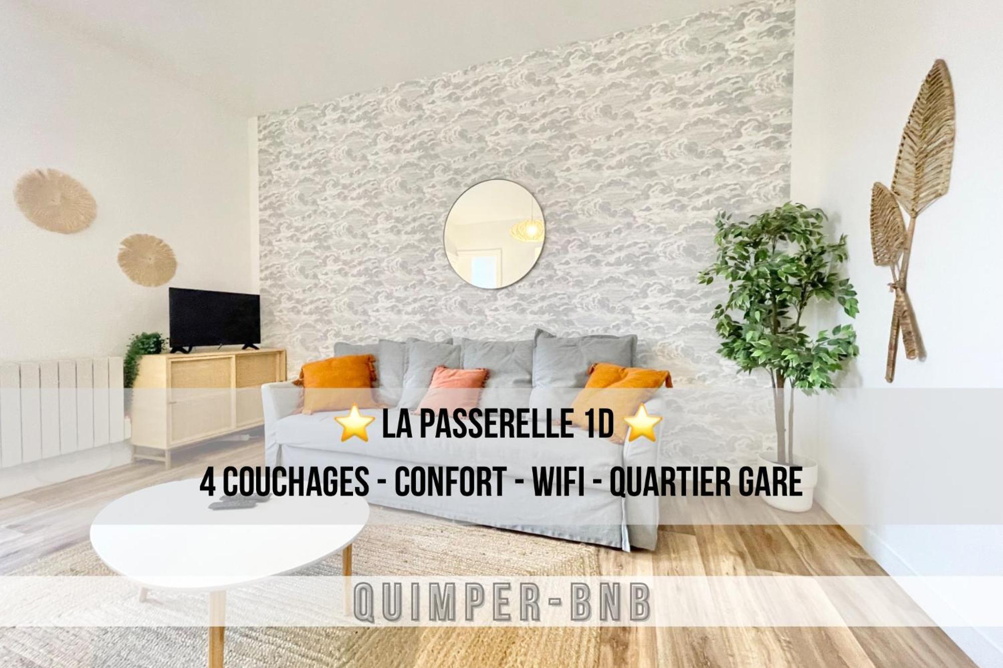 Appartement La Passerelle 1d - Quartier Gare - Wifi