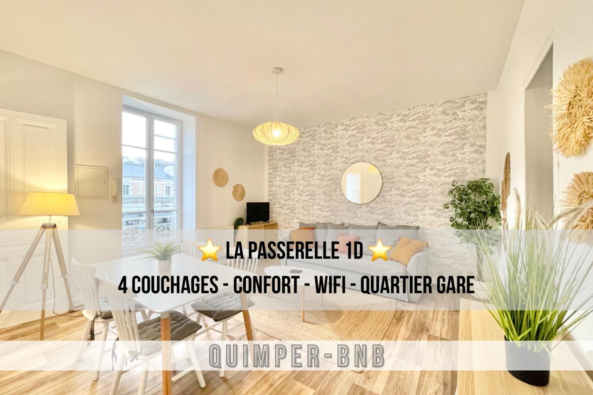 Appartement La Passerelle 1d - Quartier Gare - Wifi *