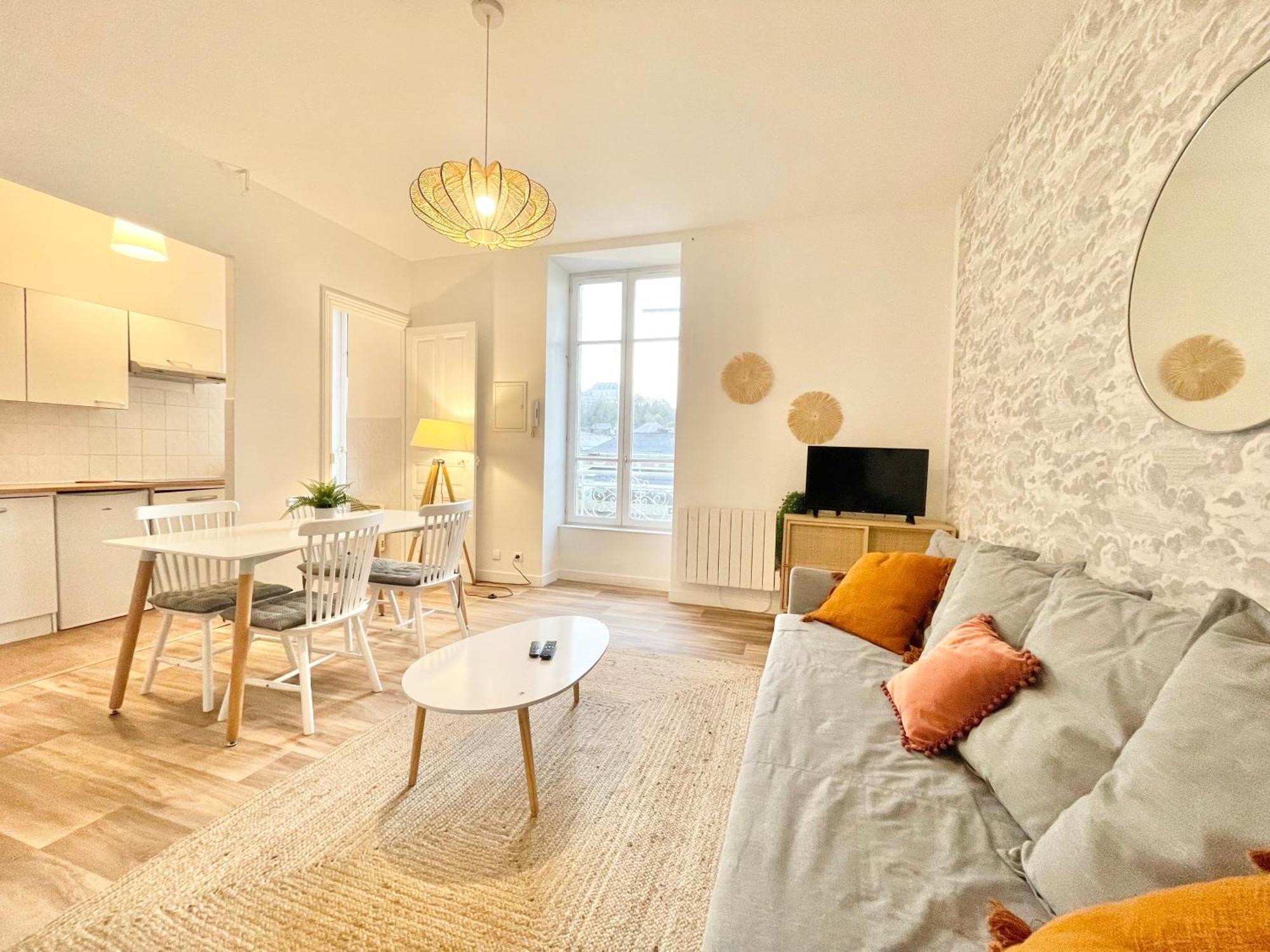 La Passerelle 1d - Quartier Gare - Wifi Appartement